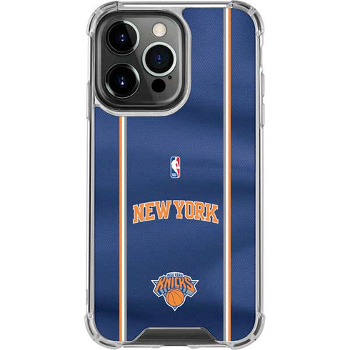 NBA New York Knicks Jersey iPhone 15 Pro Max Clear Case